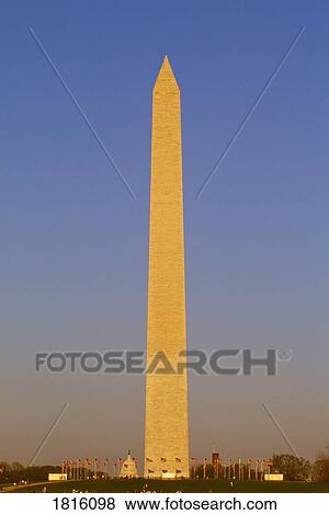 Stock Photo - National Mall Washington Monument in Washington, DC, USA. Fotosearch