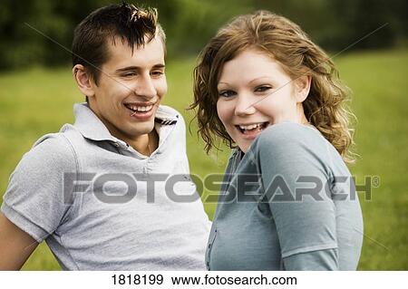 Portrait of a couple View Large Photo Image Stock Photo - Portrait of a couple. Fotosearch