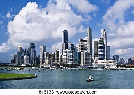Singapore city skyline, Republic of Singapore View Large Photo Image Stock Image - Singapore city skyline, Republic of Singapore. Fotosearch