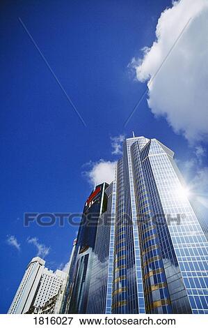 Stock Photo - Skyscraper in Hong Kong, China. Fotosearch