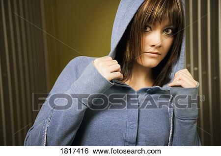 Teenage girl View Large Photo Image Stock Photograph - Teenage girl. Fotosearch