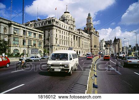 The Bund, Shanghai, China View Large Photo Image Stock Image - The Bund, Shanghai, China. Fotosearch