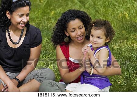 Two women and a girl View Large Photo Image Stock Photography - Two women and a girl. Fotosearch