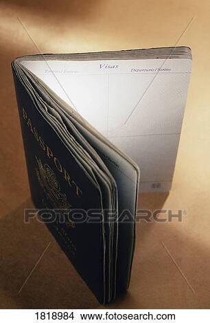 Picture - United States passport . Fotosearch