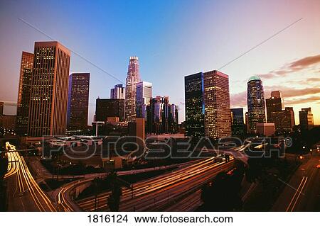 View of downtown Los Angeles, California, USA View Large Photo Image Picture - View of downtown Los Angeles, California, USA. Fotosearch