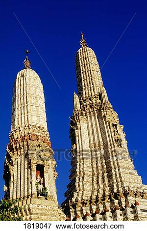 Wat Arun in Bangkok, Thailand View Large Photo Image Stock Photo - Wat Arun in Bangkok, Thailand. Fotosearch