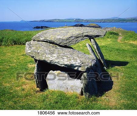 Altar, Wedge Tomb, Co Cork, Ireland View Large Photo Image Stock Photograph - Altar, Wedge Tomb, Co Cork, Ireland. Fotosearch