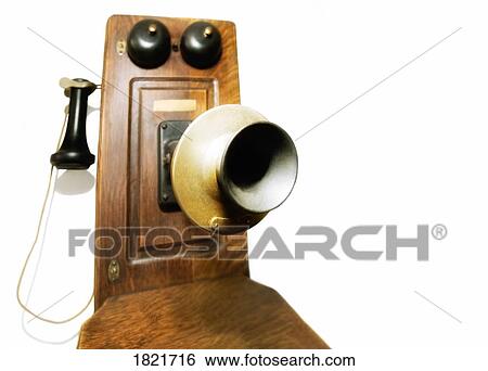 Stock Photograph - Antique telephone. Fotosearch