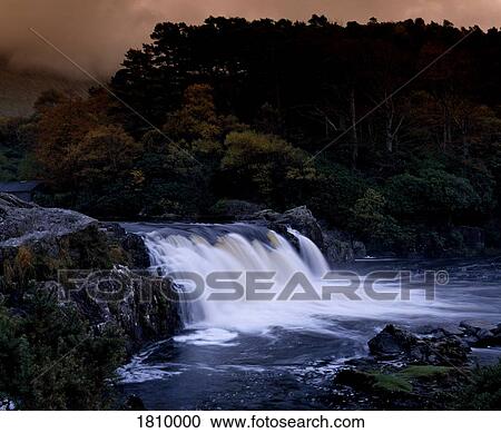 Ashleigh Falls near Leenane, Co Mayo, Ireland View Large Photo Image Stock Image - Ashleigh Falls near Leenane, Co Mayo, Ireland. Fotosearch