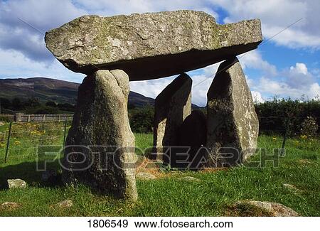 Ballykeel Dolmen, Slieve Gullion, Co Armagh, Ireland View Large Photo Image Stock Photo - Ballykeel Dolmen, Slieve Gullion, Co Armagh, Ireland. Fotosearch