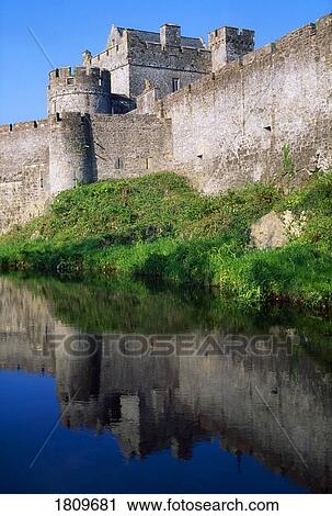 Stock Image - Cahir Castle, Co Tipperary, Ireland. Fotosearch