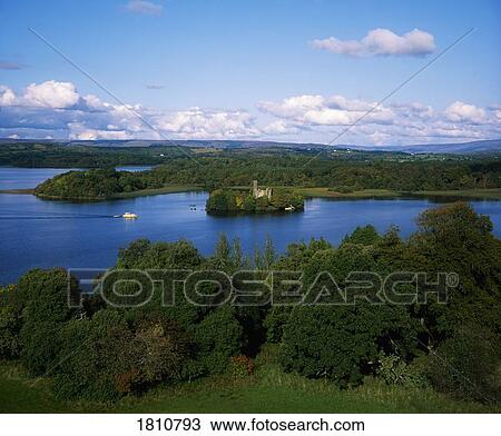 Castle Island, Lough Key, Forest Park, Co Roscommon, Ireland View Large Photo Image Stock Image - Castle Island, Lough Key, Forest Park, Co Roscommon, Ireland. Fotosearch