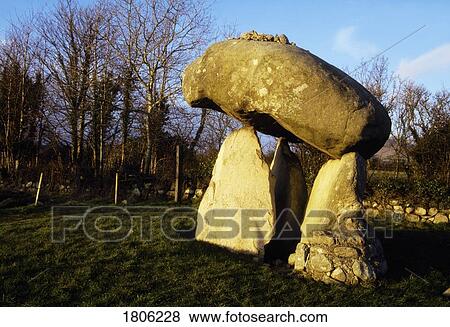 Celtic archaeology, Proleek dolmen, Ballymascanlan, County Louth, Ireland View Large Photo Image Stock Photo - Celtic archaeology, Proleek dolmen, Ballymascanlan, County Louth, Ireland. Fotosearch
