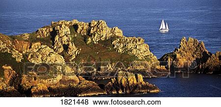 Stock Photo - Channel Islands, Atlantic Ocean. Fotosearch