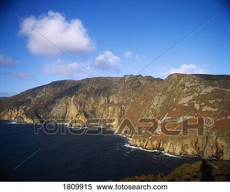 Cliffs at Slieve League near Glencolumbkille, Co Donegal, Ireland View Large Photo Image Stock Photography - Cliffs at Slieve League near Glencolumbkille, Co Donegal, Ireland. Fotosearch