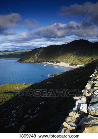 Cliffs at Tranarossan Bay, Co Donegal, Ireland View Large Photo Image Stock Photo - Cliffs at Tranarossan Bay, Co Donegal, Ireland. Fotosearch