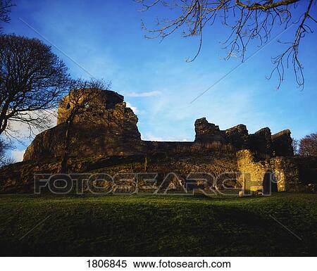 Stock Photography - Co Down, Dundrum Castle (12th Century), Ireland. Fotosearch