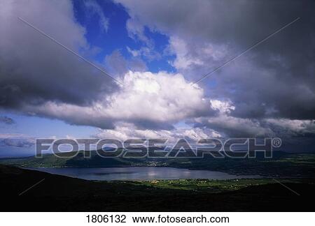 Co Down, panorama of Mourne Mountains and Carlingford Lough, Ireland View Large Photo Image Stock Image - Co Down, panorama of Mourne Mountains and Carlingford Lough, Ireland. Fotosearch