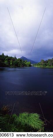 Co Galway, Connemara, Ballynahinch Lake and the Twelve Bens, Ireland View Large Photo Image Stock Image - Co Galway, Connemara, Ballynahinch Lake and the Twelve Bens, Ireland. Fotosearch
