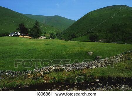 Stock Image - Co Galway, Connemara near Leenaun, Ireland. Fotosearch