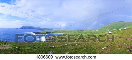 Stock Photo - Co Kerry, Clogherhead Beach, Ballyferriter, Ireland. Fotosearch