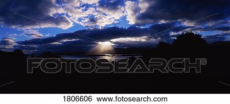 Stock Photograph - Co Kerry, Dunkerron Island and Kenmare Bay, Ireland. Fotosearch