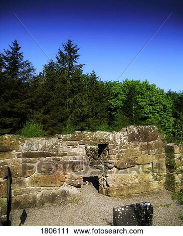 Stock Image - Co Longford, Ardagh, remains of the original St. Mel's Cathedral, Ireland. Fotosearch