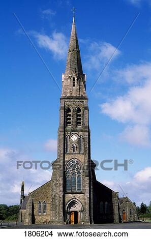 Co Roscommon, St. Nathy's Cathedral, Ballaghaderreen, Ireland View Large Photo Image Picture - Co Roscommon, St. Nathy's Cathedral, Ballaghaderreen, Ireland. Fotosearch