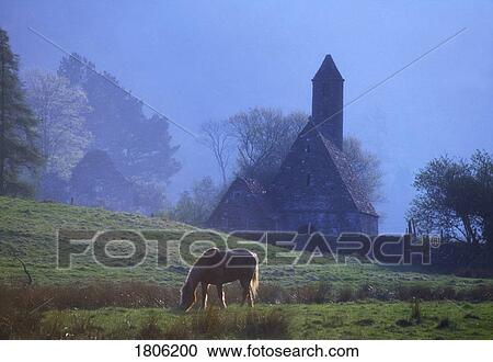 Stock Image - Co Wicklow, Glendalough, Ireland. Fotosearch