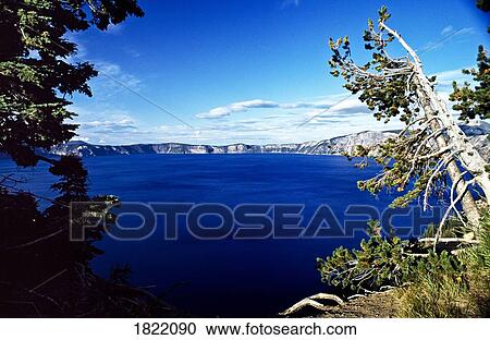 Stock Image - Crater Lake National Park, Oregon, USA. Fotosearch