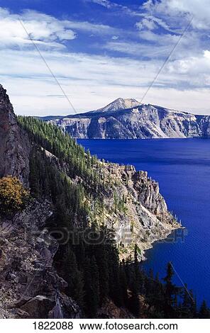 Crater Lake National Park, Oregon, USA View Large Photo Image Stock Photo - Crater Lake National Park, Oregon, USA. Fotosearch