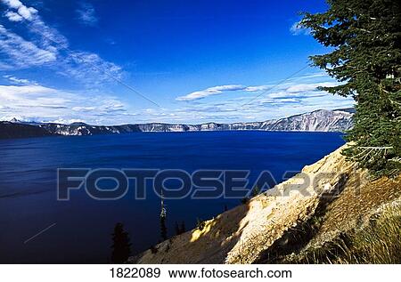 Stock Photo - Crater Lake National Park, Oregon, USA. Fotosearch