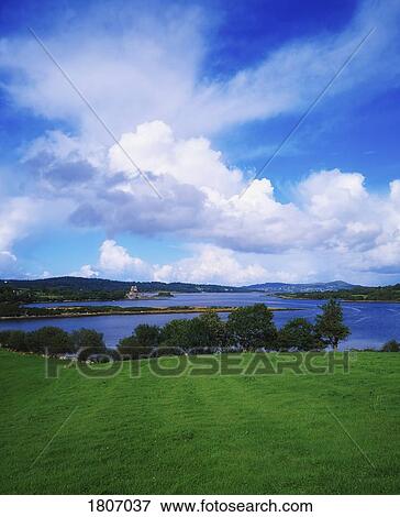 Doe Castle near Cashel, Co Donegal, Ireland View Large Photo Image Stock Photo - Doe Castle near Cashel, Co Donegal, Ireland. Fotosearch