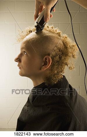 Getting hair buzzed off View Large Photo Image Stock Image - Getting hair buzzed off. Fotosearch