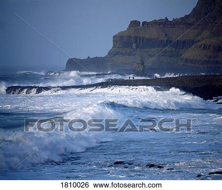 Stock Photograph - Giant's Causeway, Co Antrim, Ireland. Fotosearch