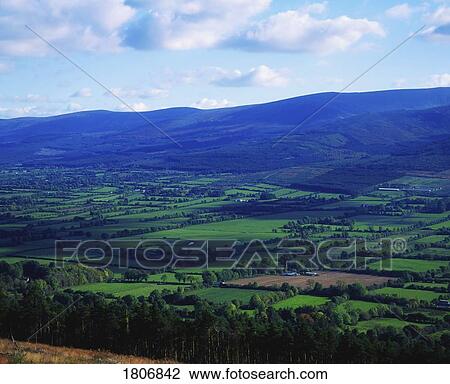 Glen of Aherlow and the Galtee Mountains, Co Tipperary, Ireland View Large Photo Image Stock Image - Glen of Aherlow and the Galtee Mountains, Co Tipperary, Ireland. Fotosearch