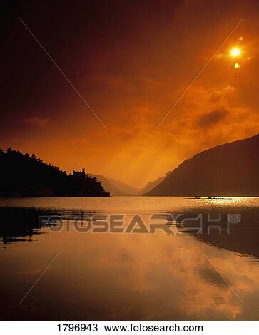 Glenveagh Castle and Lough Veagh, Glenveagh National Park, Co Donegal, Ireland View Large Photo Image Stock Image - Glenveagh Castle and Lough Veagh, Glenveagh National Park, Co Donegal, Ireland. Fotosearch