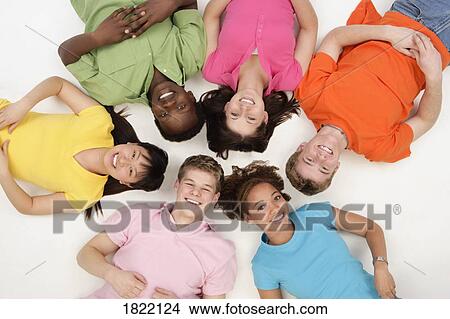 Picture - Group of teens. Fotosearch