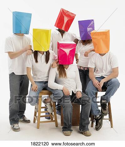 Group of teens with color blindness View Large Photo Image Stock Image - Group of teens with color blindness. Fotosearch