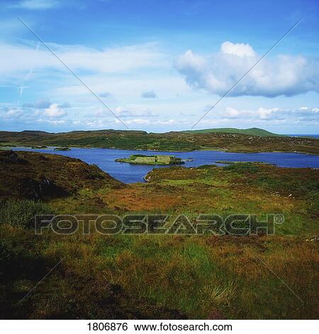 Lake Doon Ringfort near Portnoo, Co Donegal, Ireland View Large Photo Image Stock Photograph - Lake Doon Ringfort near Portnoo, Co Donegal, Ireland. Fotosearch