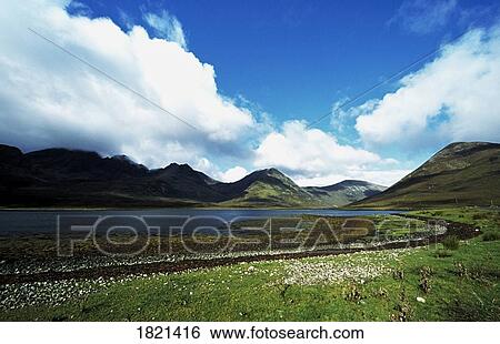 Lake in Highlands, Scotland View Large Photo Image Stock Photograph - Lake in Highlands, Scotland. Fotosearch