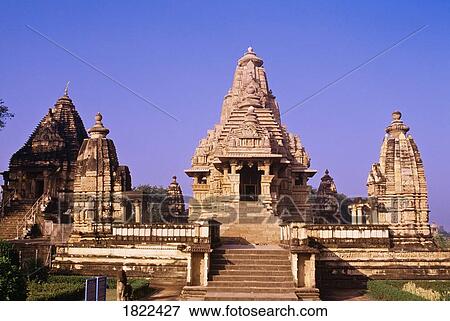 Stock Photo - Lakshmana Temple, Khajuraho, Madhya Pradesh, India. Fotosearch