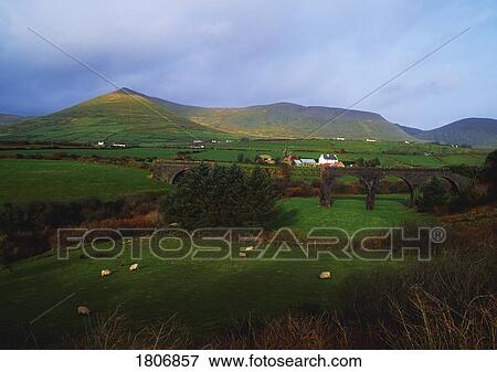 Stock Photo - Lispole, Dingle Peninsula, Co Kerry, Ireland. Fotosearch