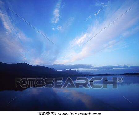 Stock Image - Lough Leane and the Macgillycuddy's Reeks, Co Kerry, Ireland. Fotosearch