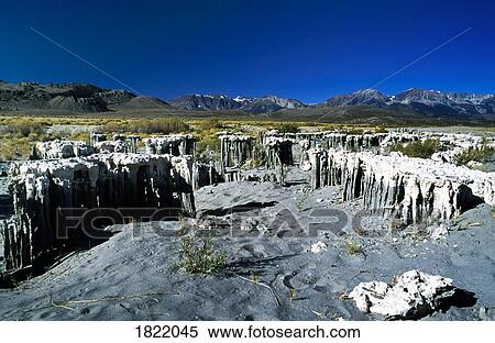 Stock Photography - Navy Bay, Mono Lake, California, USA. Fotosearch