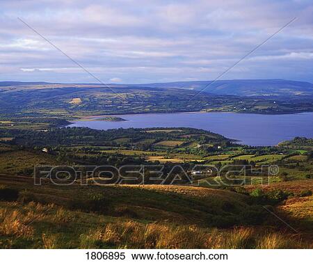 Stock Photography - Northern end of County Leitrim and Lough Allen, Ireland. Fotosearch
