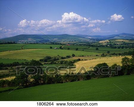 Pastoral region, near Augrhim, County Wicklow, Ireland View Large Photo Image Picture - Pastoral region, near Augrhim, County Wicklow, Ireland. Fotosearch
