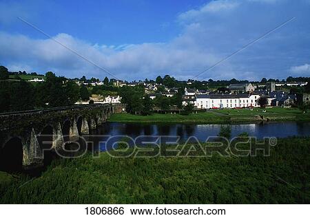 Stock Photograph - River Nore, Inistioge, Co Kilkenny, Ireland. Fotosearch