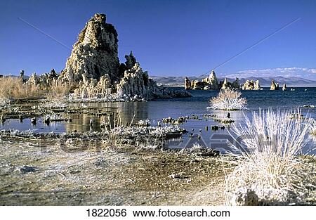 Rock formations, Mono Lake, California, USA View Large Photo Image Stock Photograph - Rock formations, Mono Lake, California, USA. Fotosearch