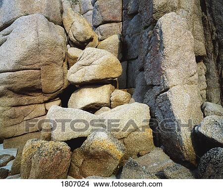 Picture - Rocks, Ireland. Fotosearch